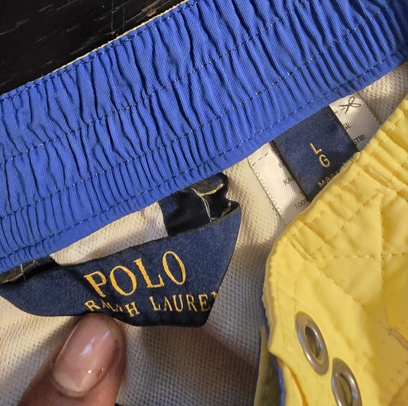 Polo Ralph Lauren Yellow Swim Shorts (Great CONDITION) - Picture 5 of 7